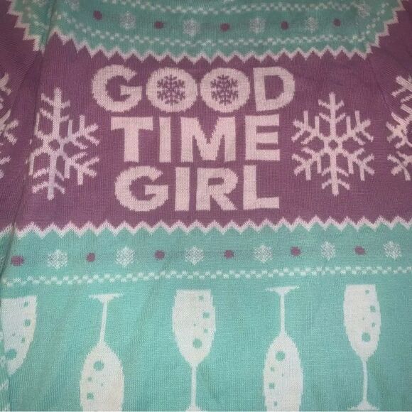 The Real Housewives of Salt Lake City Good Time Girl Holiday Sweatshirt - Picture 5 of 5
